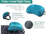 TREKOLOGY Ultralight Inflatable Camping Pillow Ergonomic Neck Lumbar Support view 3