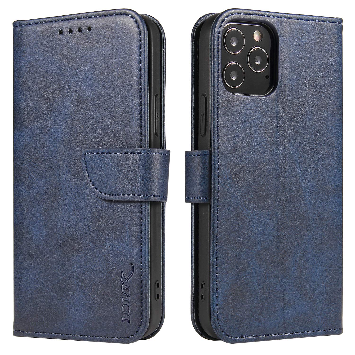Lolfz Wallet Case For Iphone 12 Pro Max Vintage Leather
