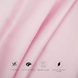 NTBAY 2 Pack Egyptian Cotton Pillowcases 50x75 cm Pink 500 Thread Count view 2