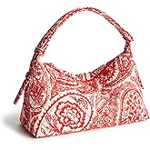 Vera Bradley womens Premium Cotton Roxbury Crescent Shoulder Bag