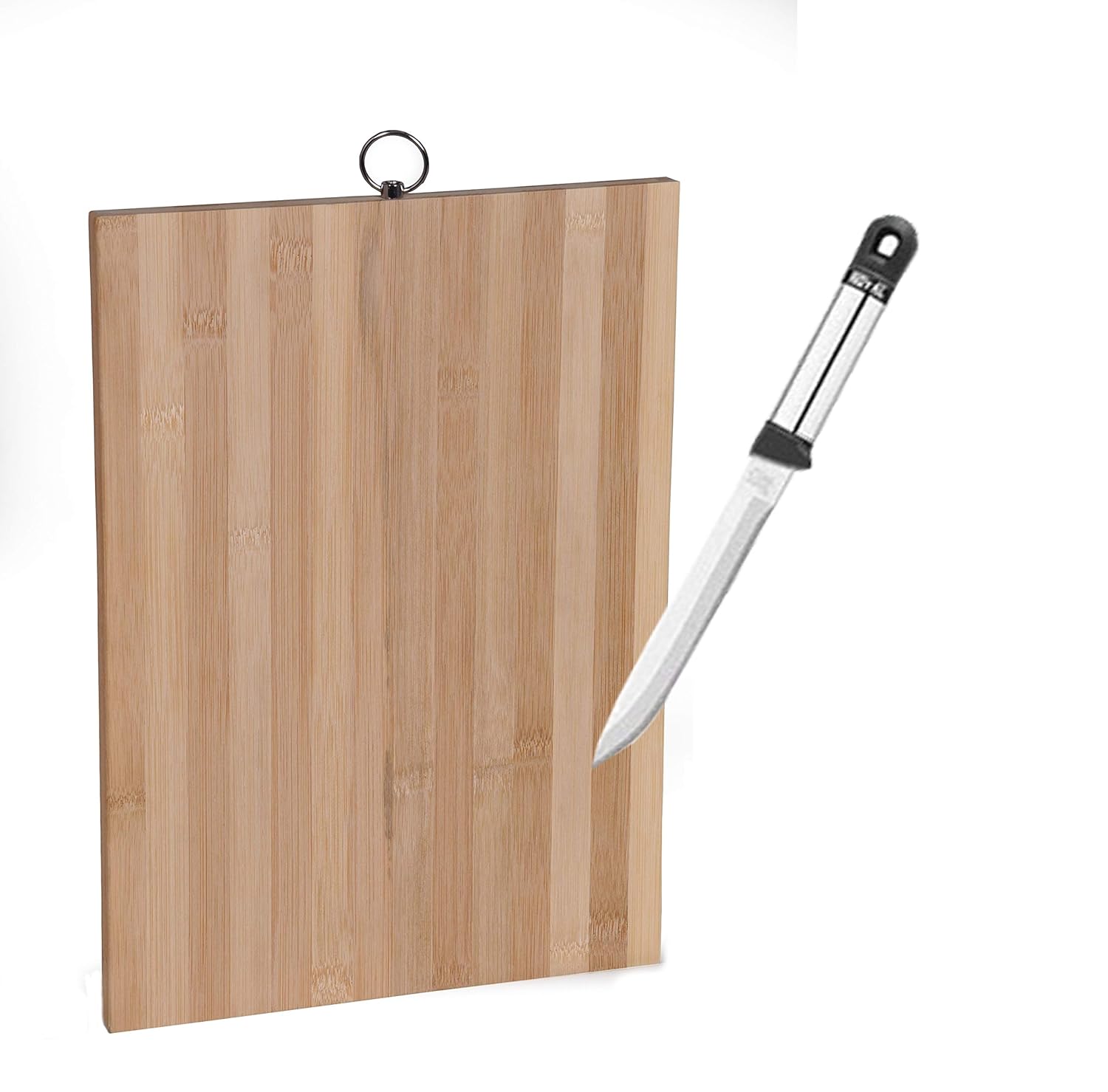 Buy WOODCHARC Chopping Board with Kitchen Knife for Chopping, Slicing