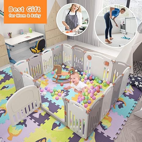 baby playpen 16 panels