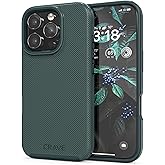 Crave Dual Guard Compatible with iPhone 16 Pro Case, Compatible with MagSafe Shockproof Protection Dual Layer Case for Apple iPhone 16 Pro (6.3") - Forest Green