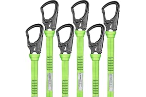 ProClimb Arborist Speedline Kit - Lightweight, Durable 7075 Aluminum Snaphook, Resilient 1" Nylon Webbing, 29kN Sling Strength, 40" Six Pack…