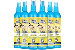 Suave Kids Detangler Spray Minions, Hair Detangling, Removing Knots and Making Kids Hair Soft, Smooth, and Shiny, 10 oz