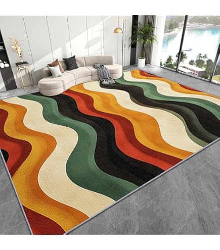 Amazon.com: Retro Rugs for Living Room 70s - Retro 70s Rug & Home