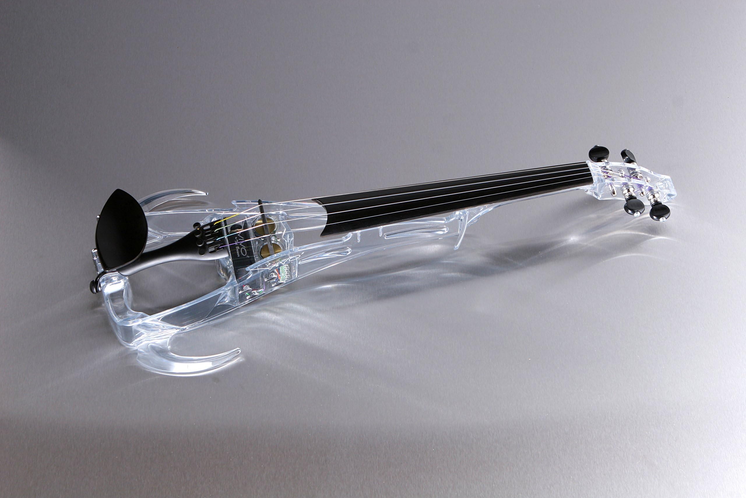 Ted Brewer Vivo2 Electric Violin, 5 STRING, Clear