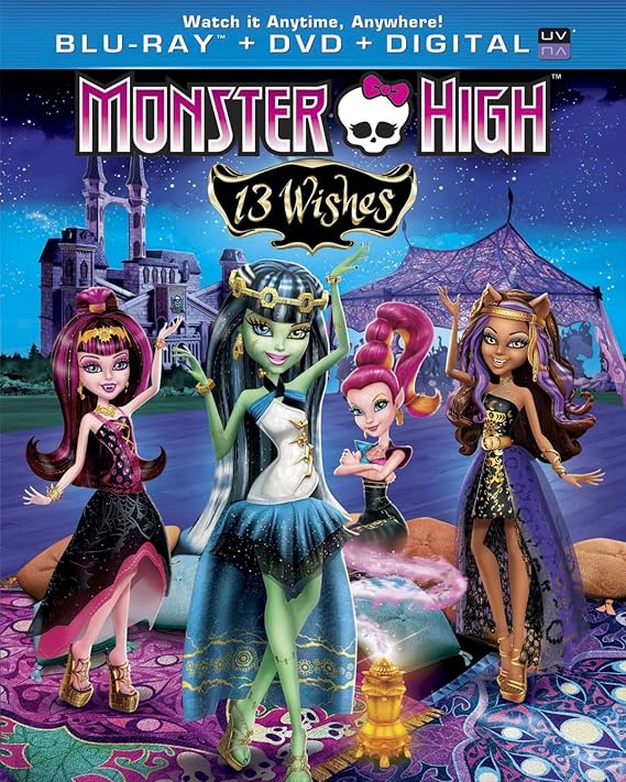 Film Monster High 13 Souhait Monster High 13 Wishes/ Monster High 13 Souhaits Bilingual Blu-ray