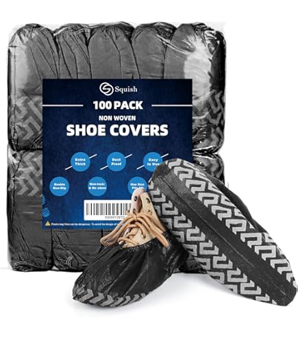 Disposable BSI Vinyl Bowling Cotton-Lined (Fits Men's 12+) Shoe