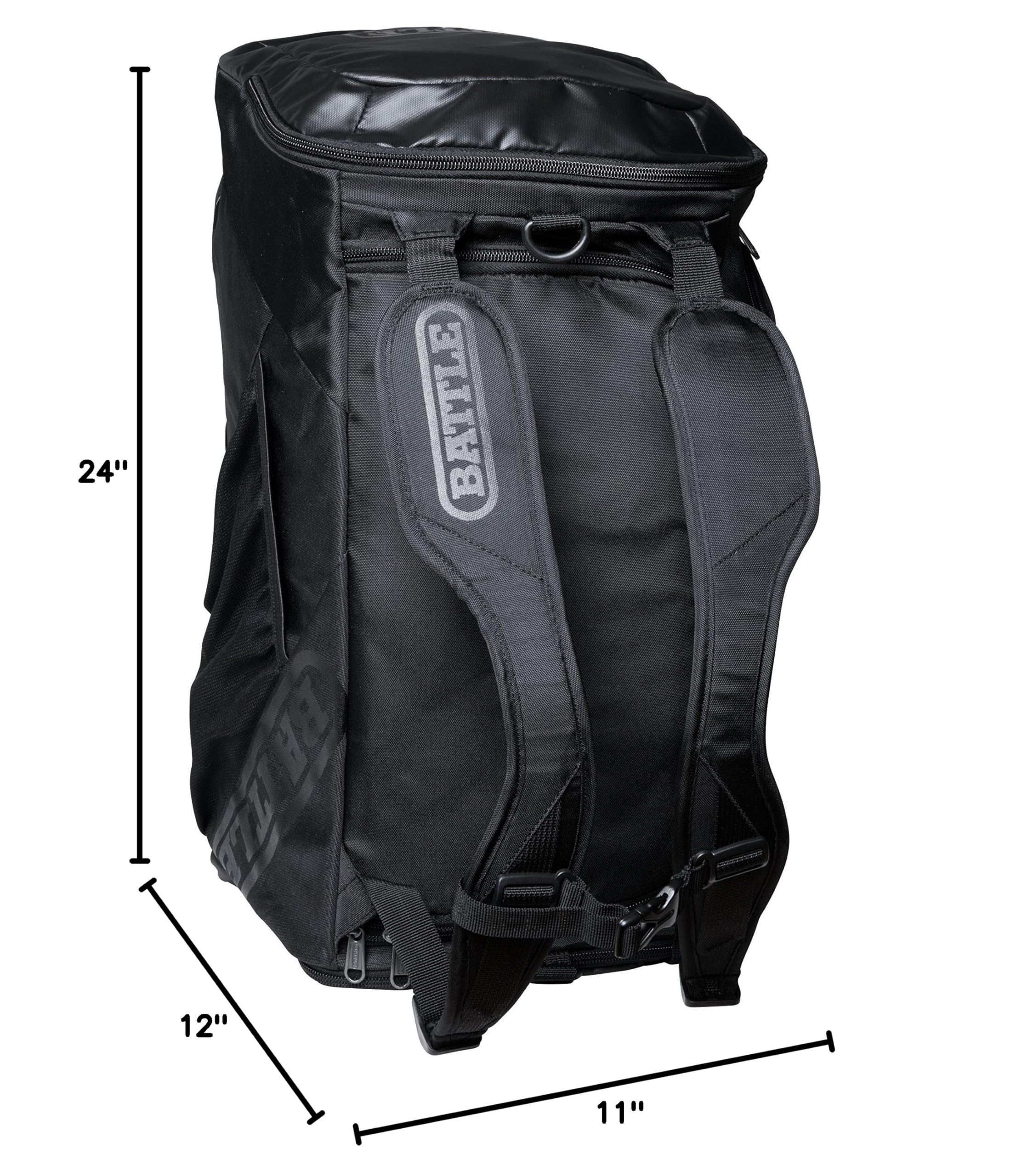 Battle Vault Duffle Bag Black, One Size