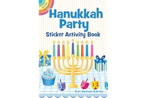 Hanukkah Party Sticker Activity Book (Dover Little Activity Books: Holidays &)