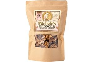 MICHELE’S GRANOLA Michele's Granola - Almond Butter - Handmade Non-GMO Whole Grain Oats - Free of Gluten, Soy, Wheat, & Dairy