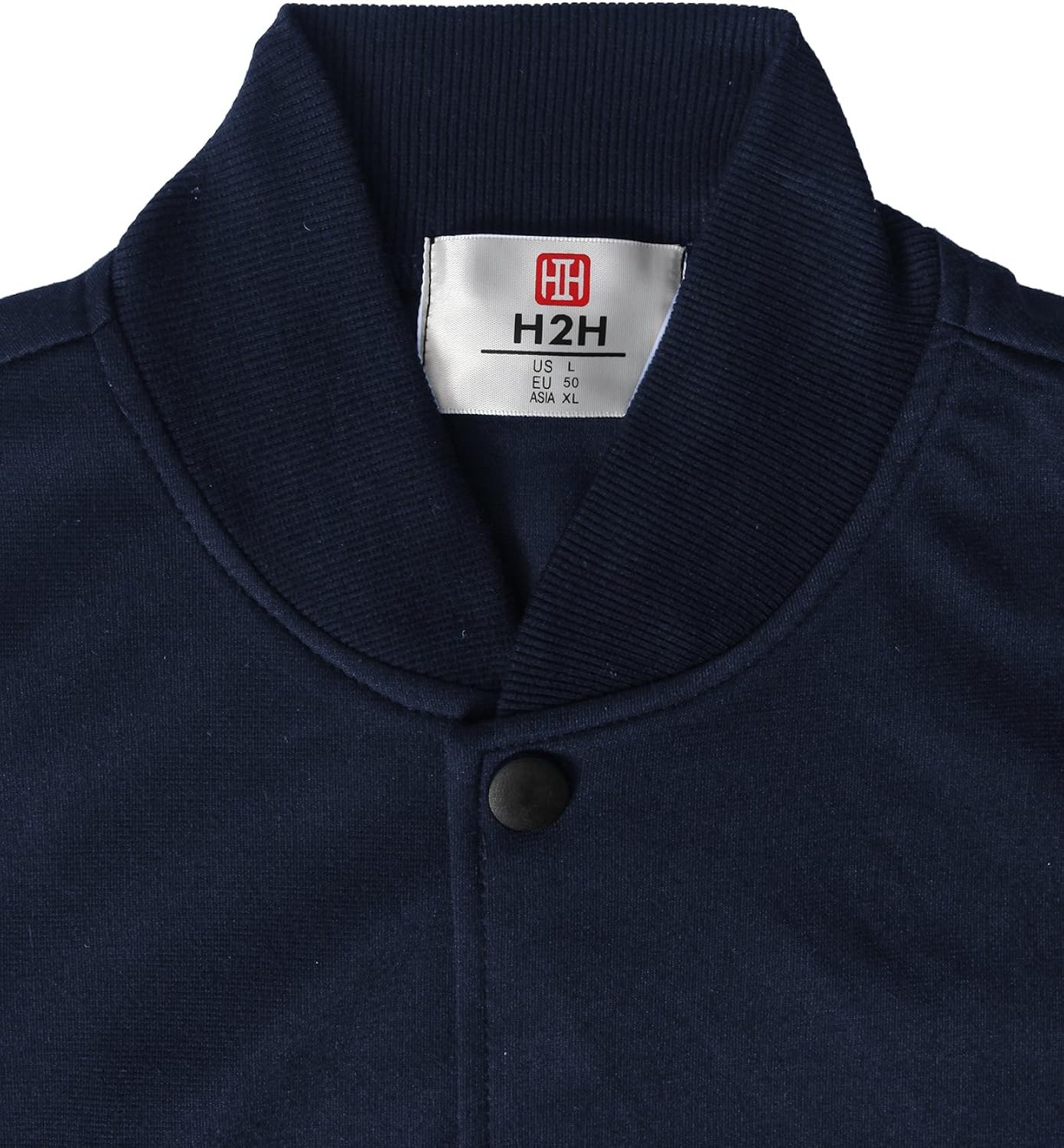 H2H Mens Slim Fit Varsity Baseball Bomber Jacket Of Various Styles, Kmoja0132-navy, US S (Asia M) at  Men’s Clothing store