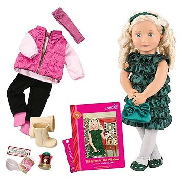 Our Generation 70 31013 Audrey Ann Deluxe Doll With Book Multi