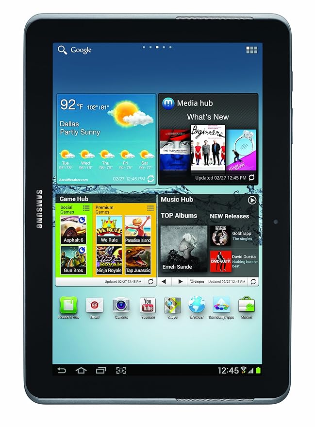 Samsung Galaxy Tab 2 (10.1-Inch, Wi-Fi) 2012 Model