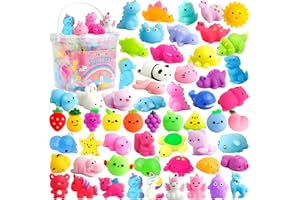 OCTERIC 150 Pack Mochi Squishy Toys Kawaii Squishies Stress Relief Toys Pack Boys Girs Party Favors Bulk Birthday Gifts Valentines Day Gifts for Kids Easter Egg Fillers Easter Hunt Basket Pinata Stuffers