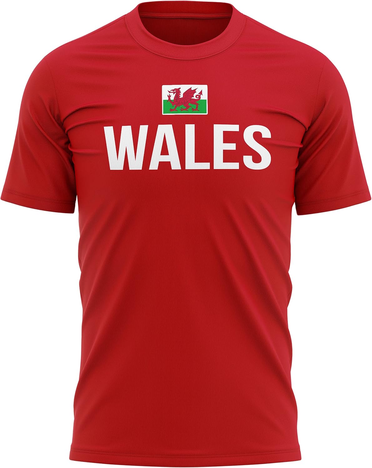 Purple Print House Wales Football Shirts for Men Wales Flag Football