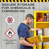 Horison Industries COSHH Cabinet 1830x610x457mm Fireproof Lockable Metal Storage view 4