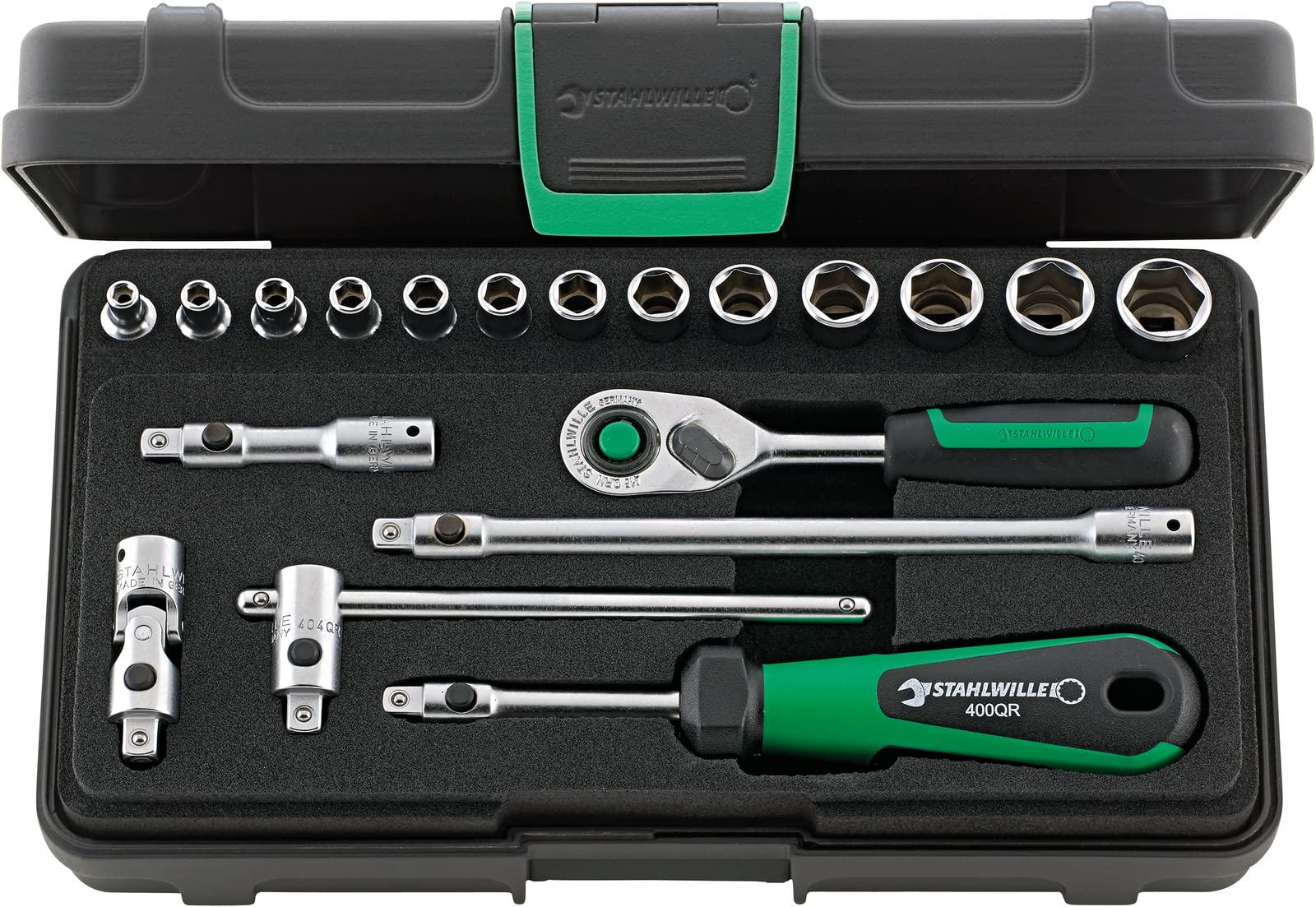 JUEGO COMPLETO DE Llave DE Vaso 1/4" - 40/13/6QR KN