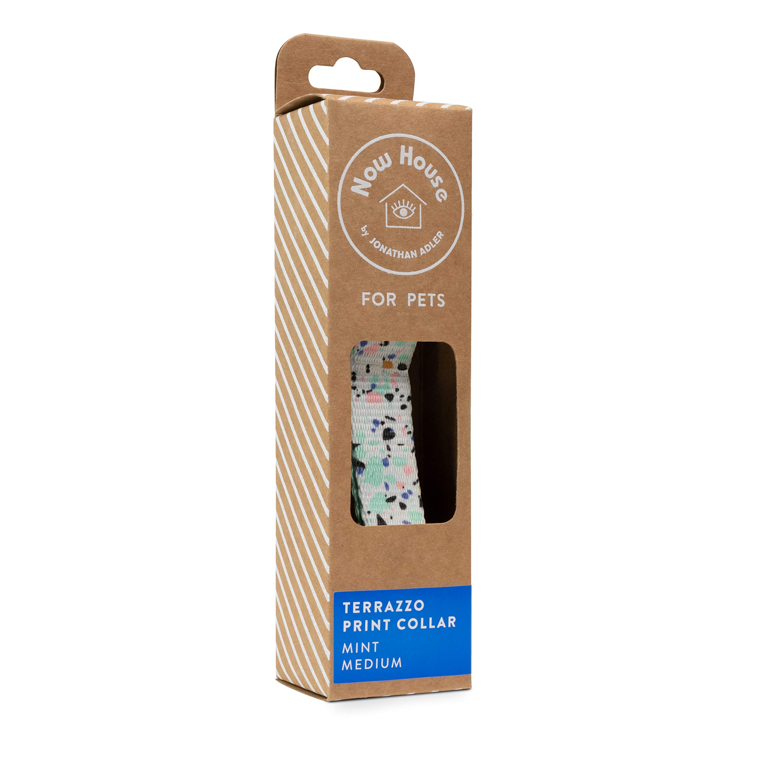 Now House for Pets by Jonathan Adler Now House Mint Terrazzo Collar, Medium