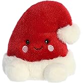 Aurora® Festive Palm Pals™ Topper Santa Hat™ Stuffed Animal - Fun Collectible Plush for Kids and Adult Collectors - Perfect for Decorating Rooms and Birthday Gifts - Red 5 Inches