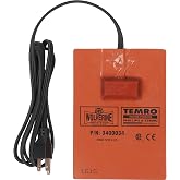 Zerostart Silicone Pad Heater for Oil Pan and Transmission 5" x 7" 500 | 3400034, CSA Certified, 120 Volts, Adhesive Backing, Built-In Thermostat, Silicone Sealer Included, Warm Hydraulic Fluids