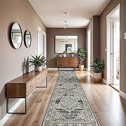 3x14 Long Hallway Runner Rug:Washable Extra Long
