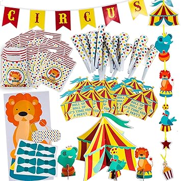 Tigerdoe Circus Carnival Themed Party Decorations Supplies Amazon
