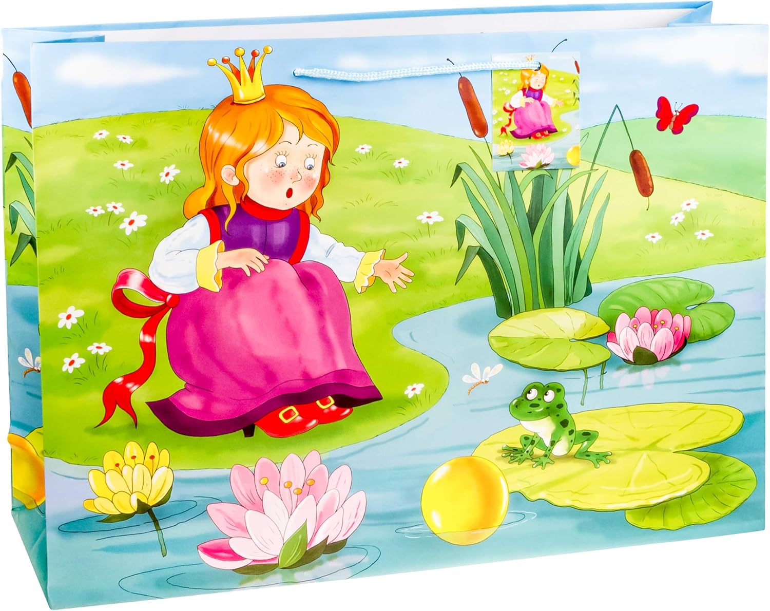 TSI 82272 Classic Fairy Tales A Gift Bag - Pack of 12 Size: Shopper XXL (32 x 45 x 12 cm), Motiv Märchen, 1 stück (12er Pack) - Image 3