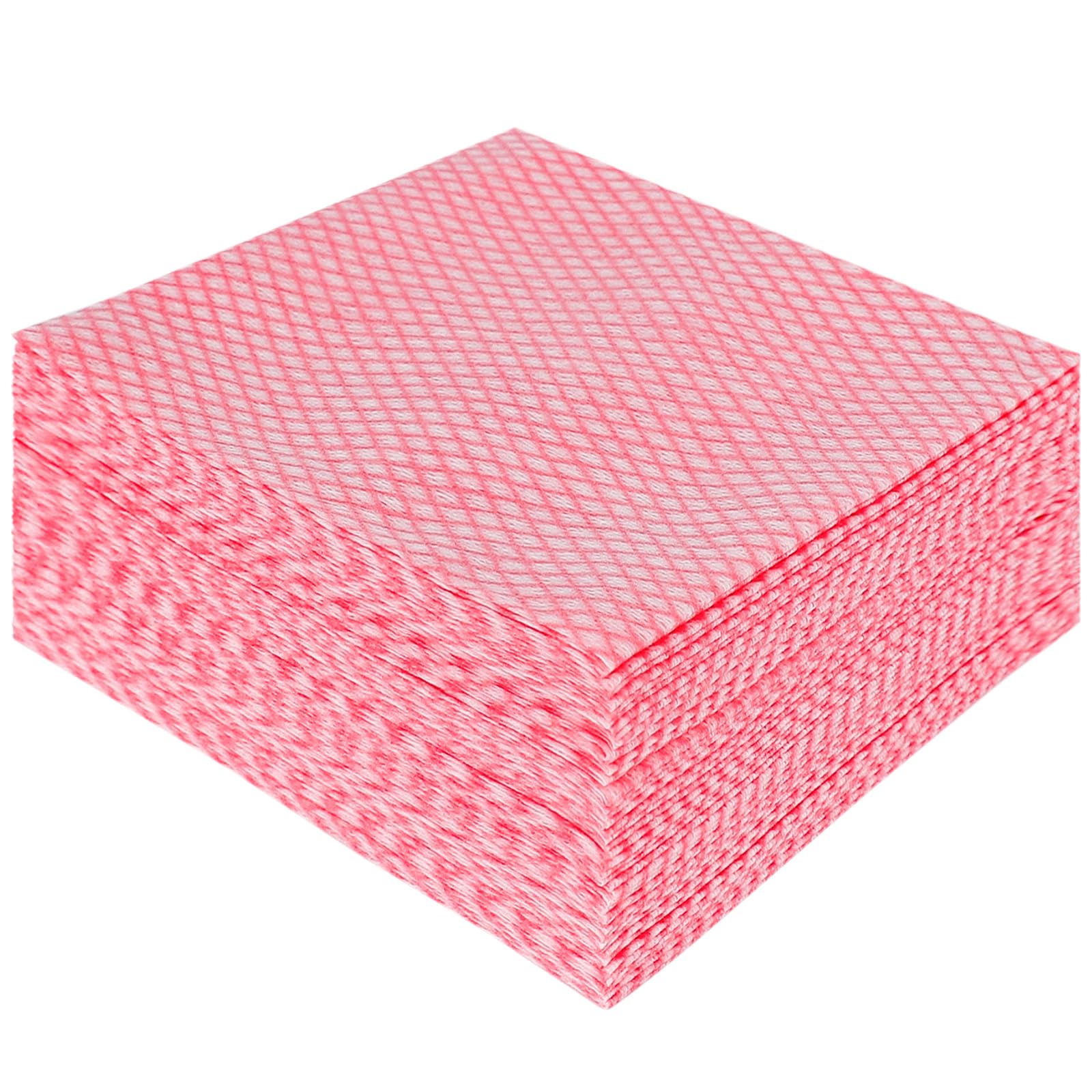 Jebblas Dish Cloths,Red Disposable Cloth,All Purpose Cloths,J Cloths,Multipurpose Cloths,50PCS