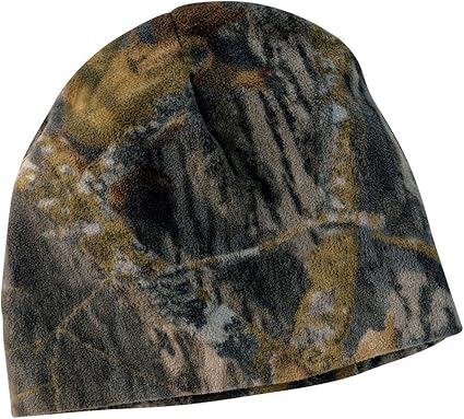 camo fleece hat