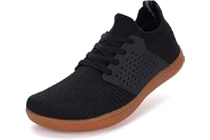 WHITIN Men's Wide Minimalist Barefoot Sneakers | Zero Drop | Midfoot Stability