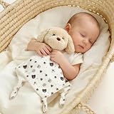 CREVENT Cozy Plush Baby Security Blanket 34x34cm Fleece Gift Dog view 5