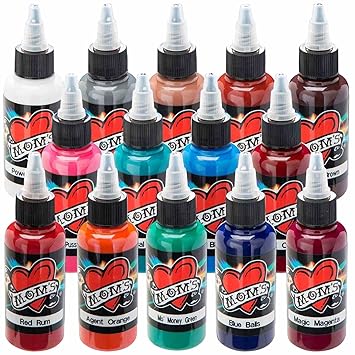 Amazon Com 14 Millennium Moms Primary 2 Tattoo Ink 1 2oz Set Mom S Beauty
