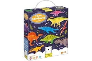 BANANA PANDA I Love Dinosaurs Puzzle 4+ Floor Puzzle