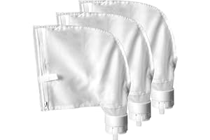 UCEDER 3 Pack Zippered Bag Replacement Fits for Polaris 360, 380 Pool Cleaner All Purpose Filter Bag for Polaris Filter Bag