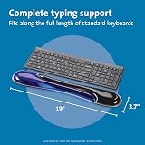 Kensington K62397AM Duo Gel Ergonomic Keyboard Wrist Rest 90x36x480mm Blue view 2