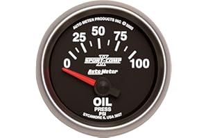 Auto Meter 3627 2-1/16" 0-100 PSI Short Sweep Electric Oil Pressure Gauge