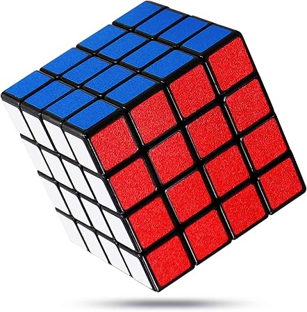 Amazon Favnic 魔方 キューブ4x4x4 6面完成攻略書付き 競技用 立体パズル 知育玩具 滑り止め4x4 立体パズル おもちゃ