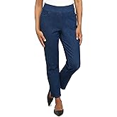 Alfred Dunner Womens Womens Plus-Size Super Stretch Mid- Rise Short Length Pant