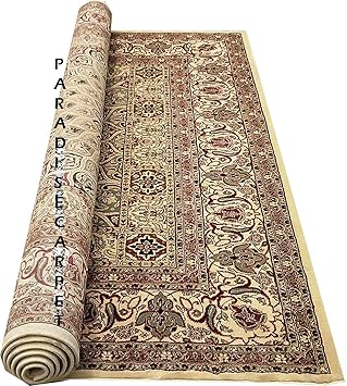 Paradise Carpet Creation Persian Carpet (Ivory, Acrylic, 6 X 9 Feet)