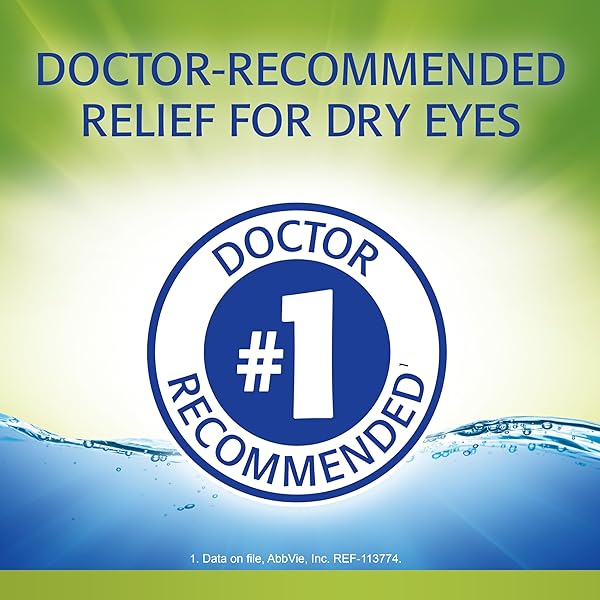 REFRESH RELIEVA LUBRICANT EYE DROPS FOR DRY EYES, 0.33 FL OZ STERILE