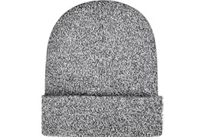 ZOORON 1 & 2 Packs Beanie for Men Women Warm Winter Hats Acrylic Knit Cuffed Beanie Cap Unisex