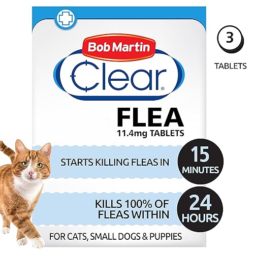 (3 Pack) Johnsons Vet 4 Fleas Cat Flea Tablets 6 Tab Amazon.co.uk