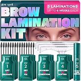 Glow Spell Brow Lamination Kit &ndash; PRO At Home Lift Kit with Mapping Rulers | 5 LAMINATIONS, UP TO 6 WEEKS EACH, Create Fuller, Lifted &amp; Defined-Looking Brows with a Complete 5-Step Brow Care System