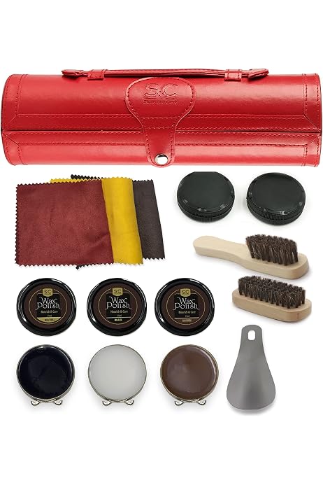 Yuet Kit Cepillo Electrico YUET Shoe Shine Cleaning Care Barrel Kit Set Para ...