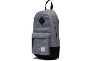 Herschel Supply Co. Heritage Shoulder Bag, Raven Crosshatch, Standard