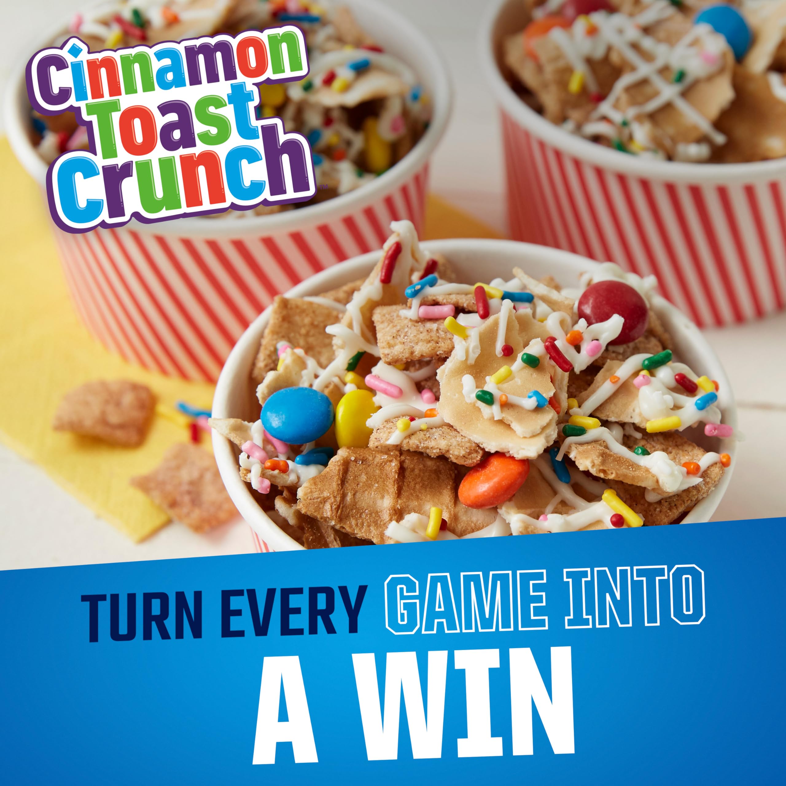 Cinnamon Toast Crunch Breakfast Cereal Cup, Single Serve Cereal, 2 oz (Pack of 12)