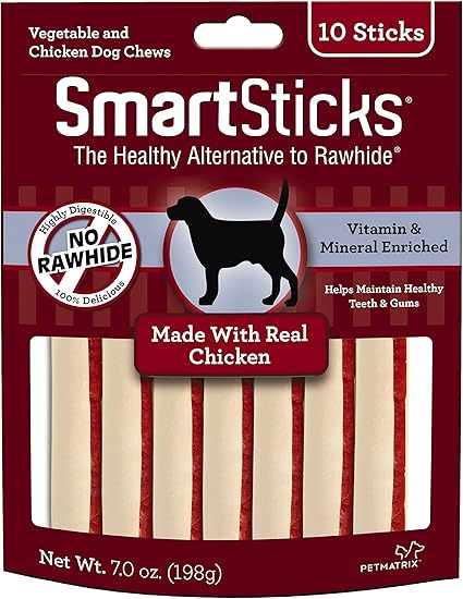 smartsticks rawhide free dog chew