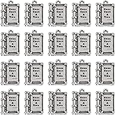 AUEAR, DIY Charms Inspirational Message Charm Pendants for Jewelry Making Inspiration Words for DIY Necklace Bracelet (20 Pcs, Once Upon A Time Message)